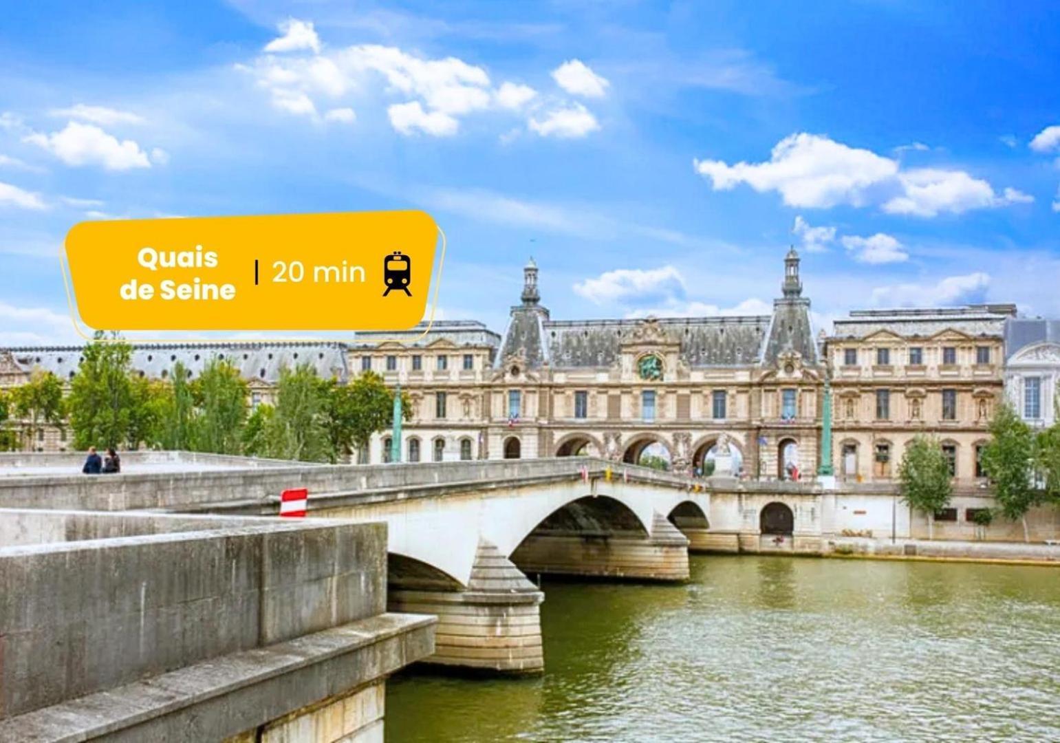 193 Suite Devaux - Superbe Appartement A Paris Bagian luar foto